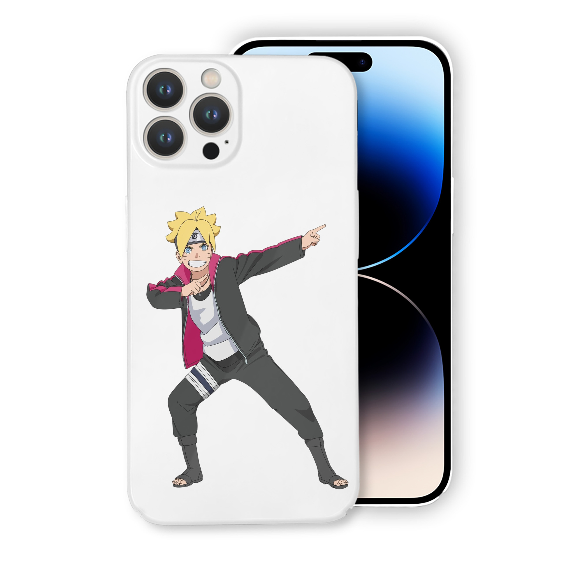 （画像用） NARUTO -ナルト- うずまき ボルト Uzumaki Boruto 【iPhone 14シリーズ対応】ハードケース